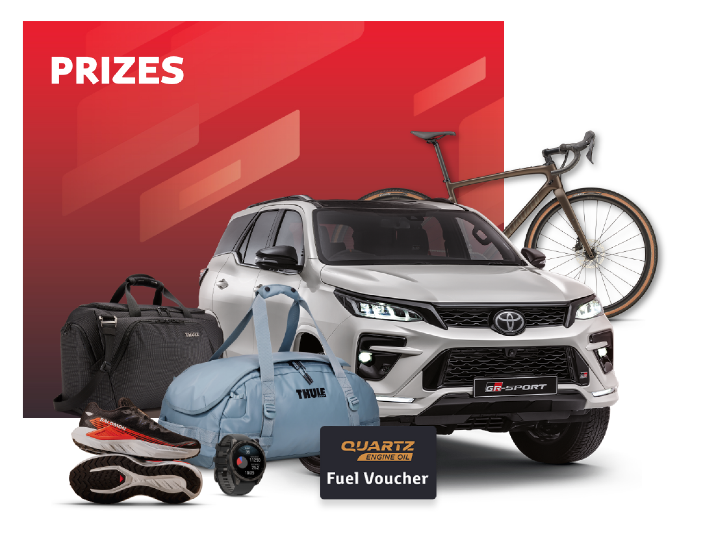 Fortuner challenge winner prize.